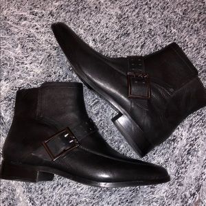 Aerosoles leather ankle boots